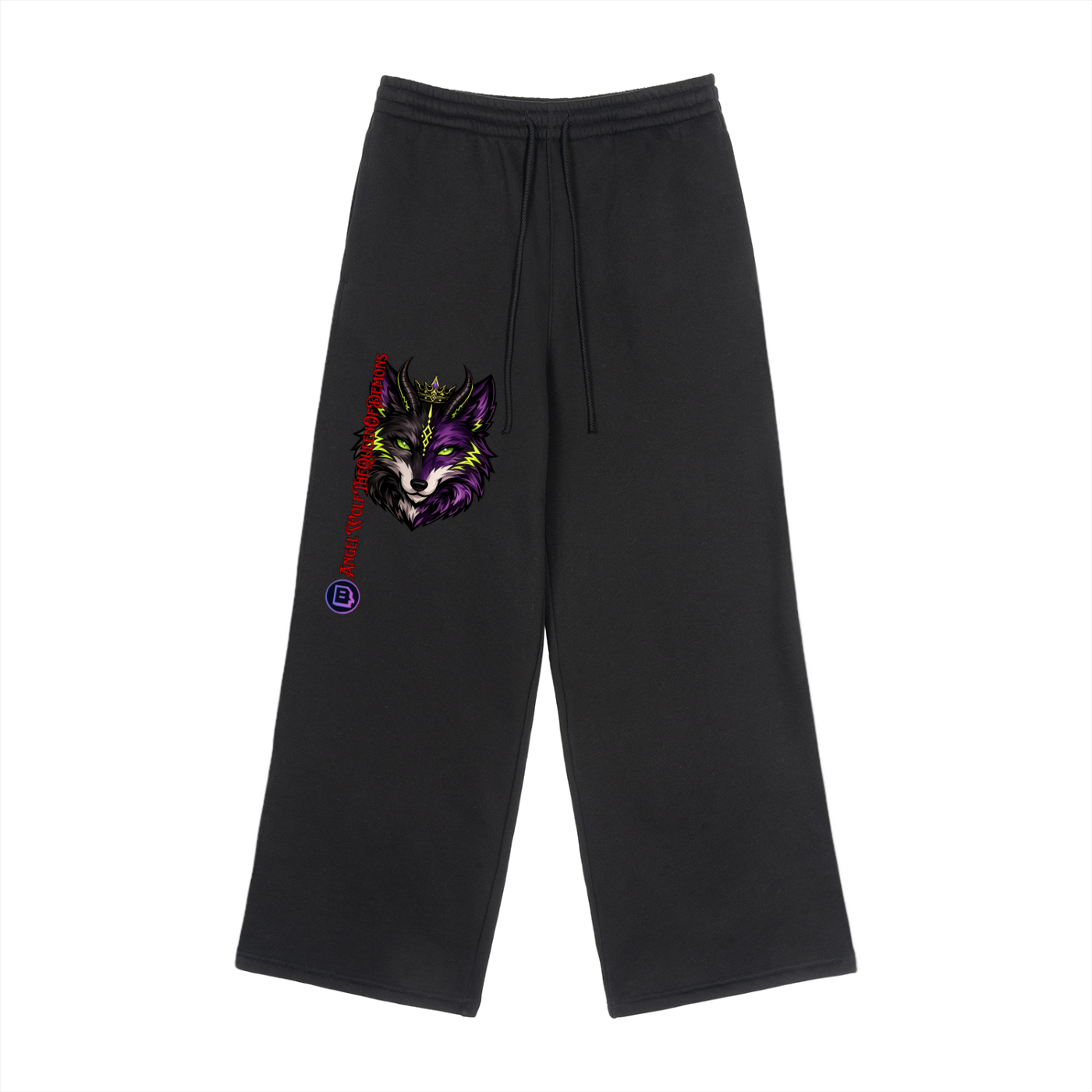 Ah, Soft! Unisex Wolf logo Leg and Logo on Back Pocket