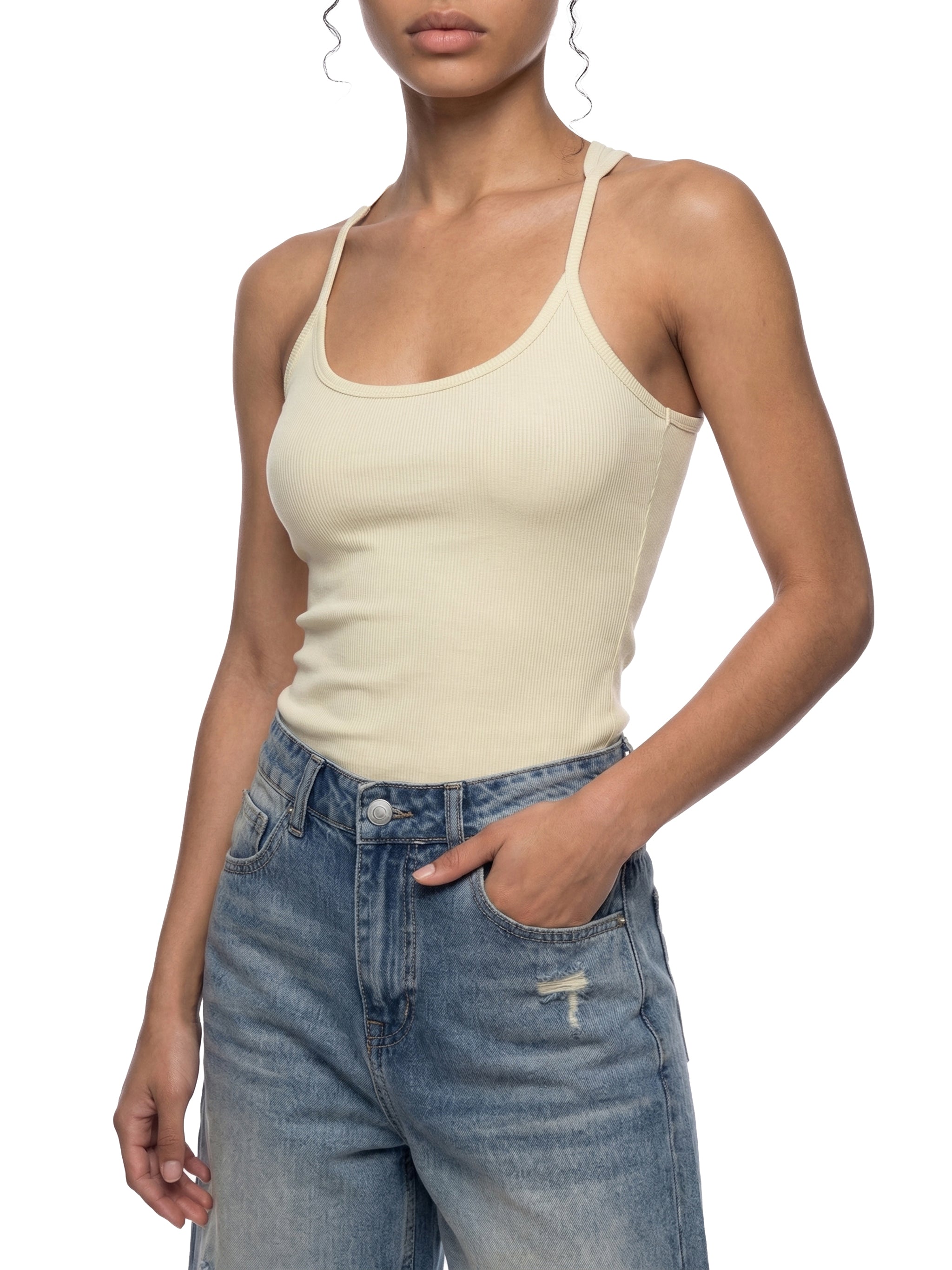 Women's AngelWolf Band-Style "I am a Queen..." Racer Back TankTop